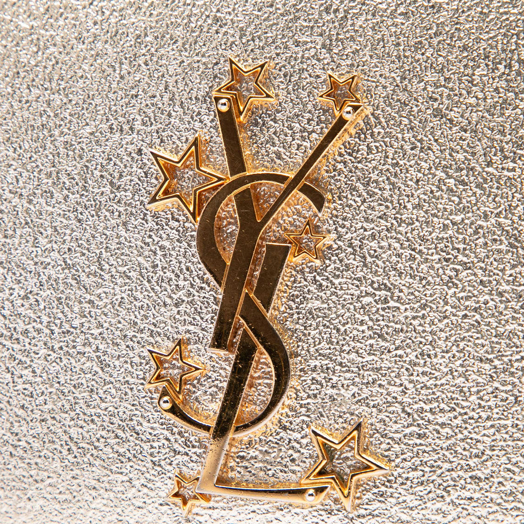 Saint Laurent Métallisé Texturé Star Kate Sac Cuir de veau Doré – vue 5 – GABY PARIS