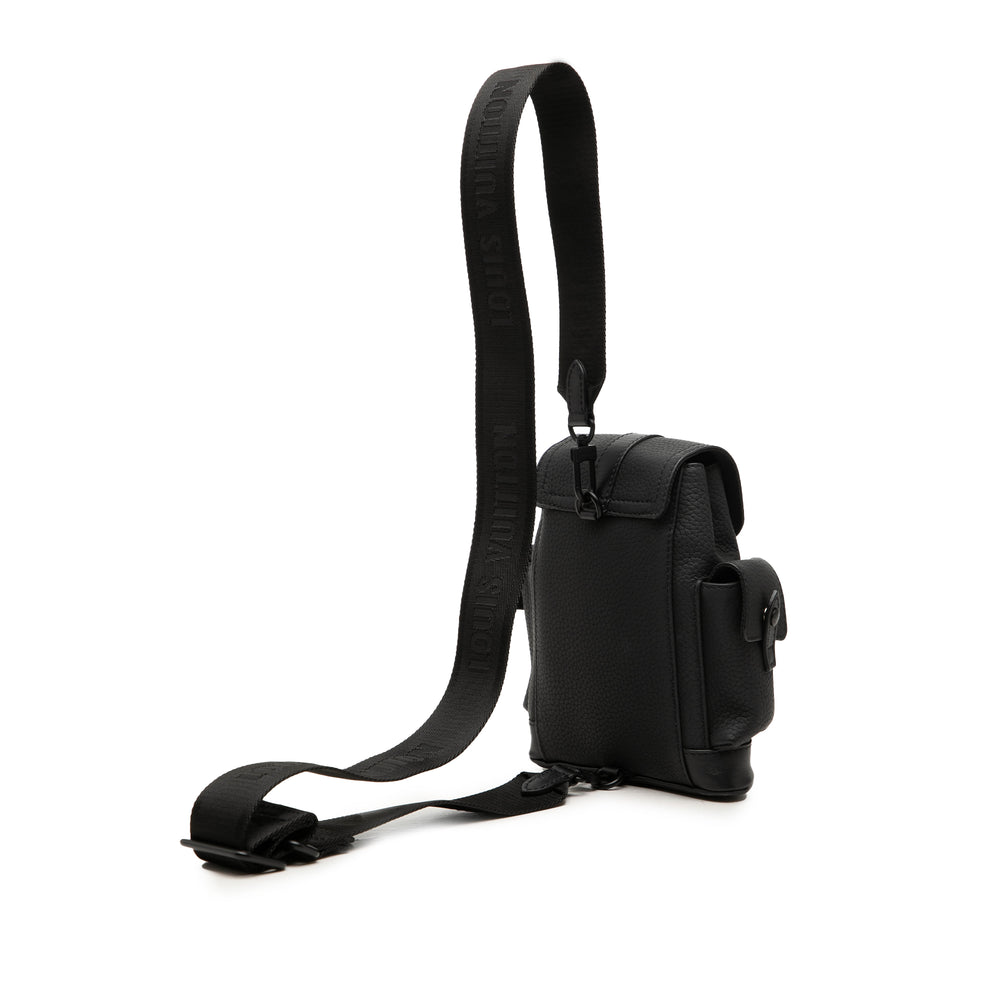 Louis Vuitton Christopher XS taurillon Noir – vue 2 – GABY PARIS