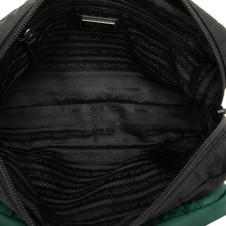 Prada Pochette Camouflage Tessuto Noir – vue 4 – GABY PARIS