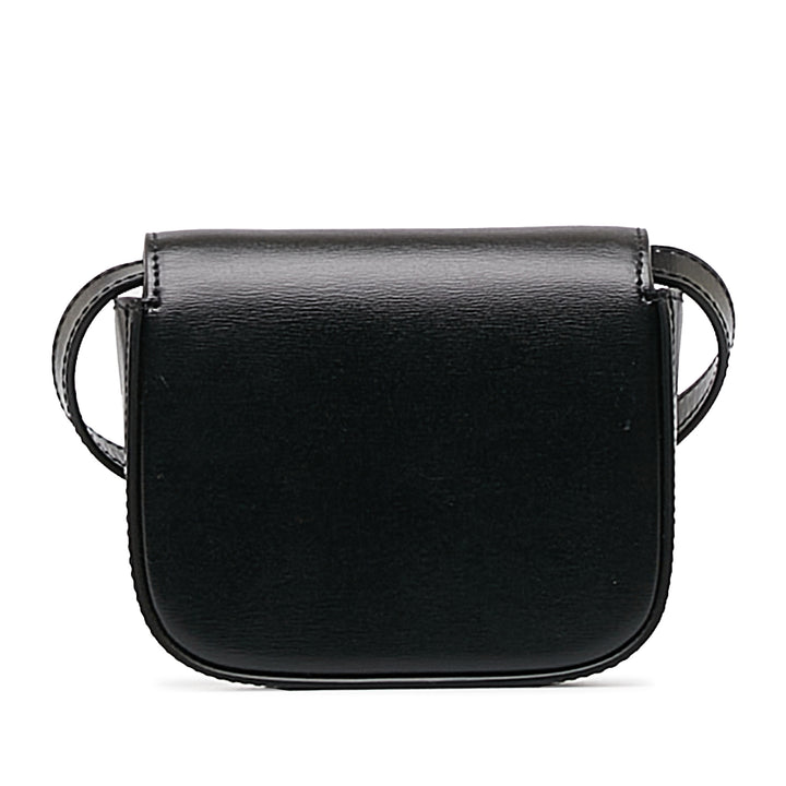 Celine Mini Triomphe Crossbody Bag Black - GABY PARIS