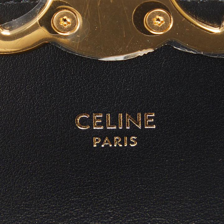 Celine Mini Triomphe Crossbody Bag Black - GABY PARIS