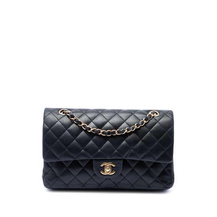 Chanel Medium Classic Cuir d’agneau Double rabat