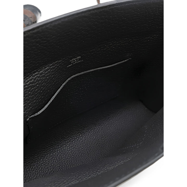 Hermès Videpoches Togo Noir – vue 4 – GABY PARIS