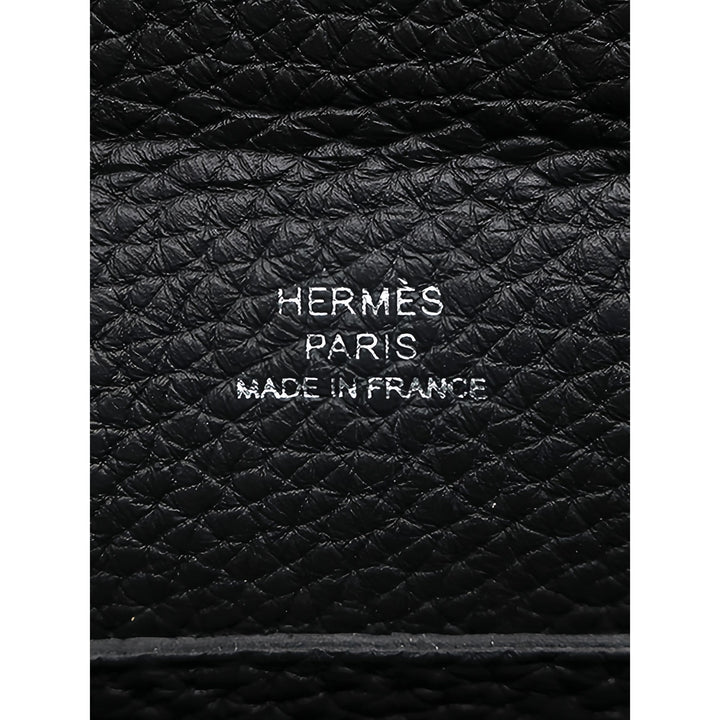 Hermès Videpoches Togo Noir – vue 5 – GABY PARIS