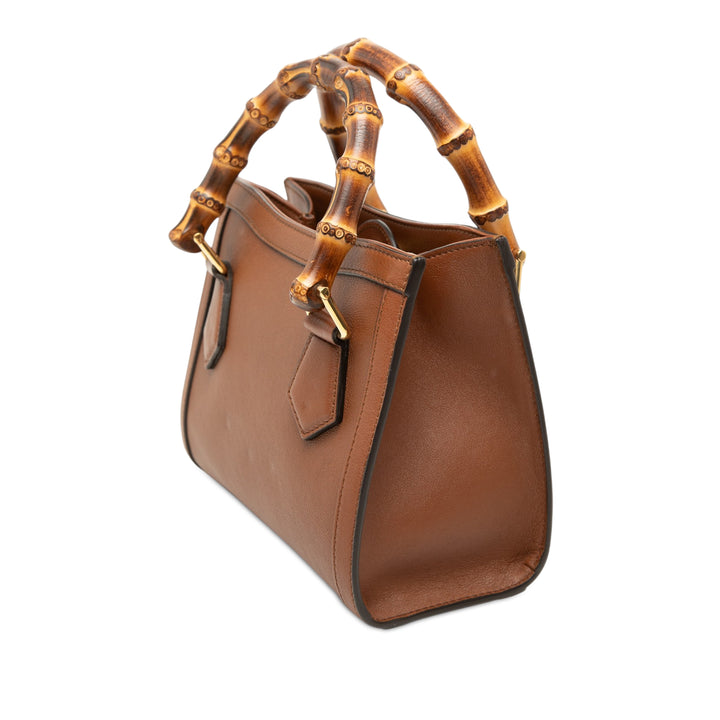 Bamboo Diana Sac Mini Cuir de veau Marron