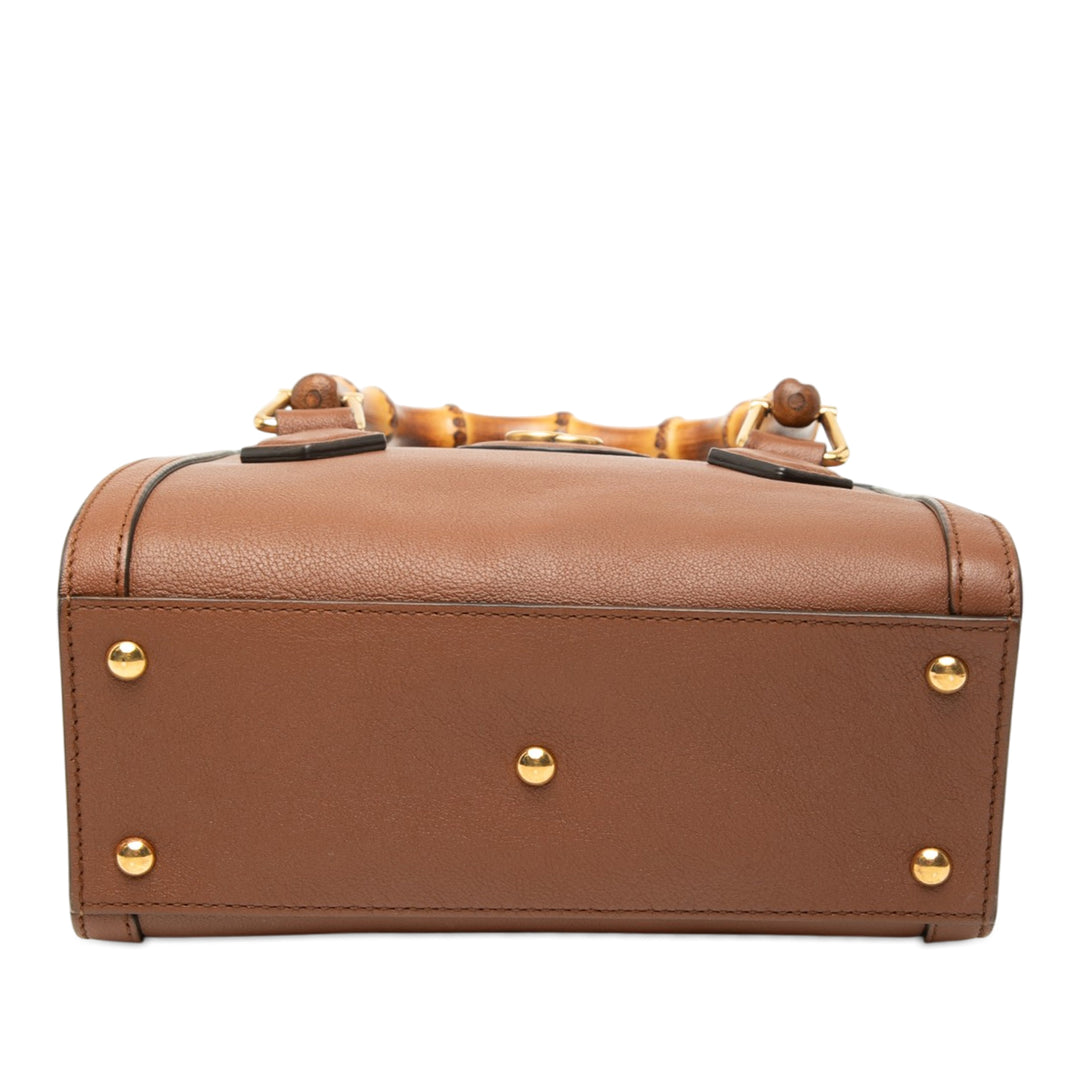 Bamboo Diana Sac Mini Cuir de veau Marron
