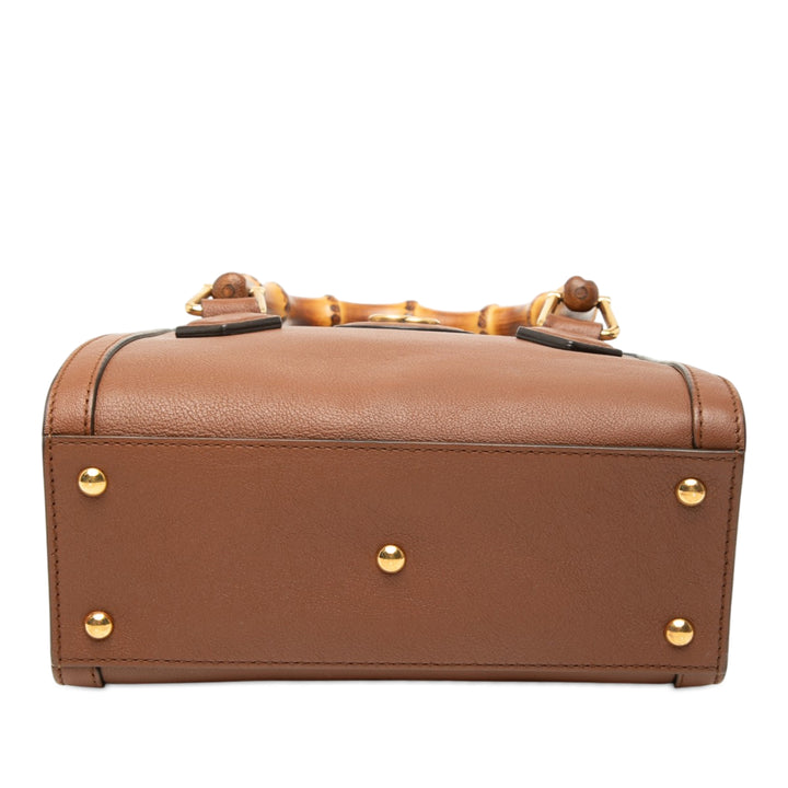 Bamboo Diana Sac Mini Cuir de veau Marron