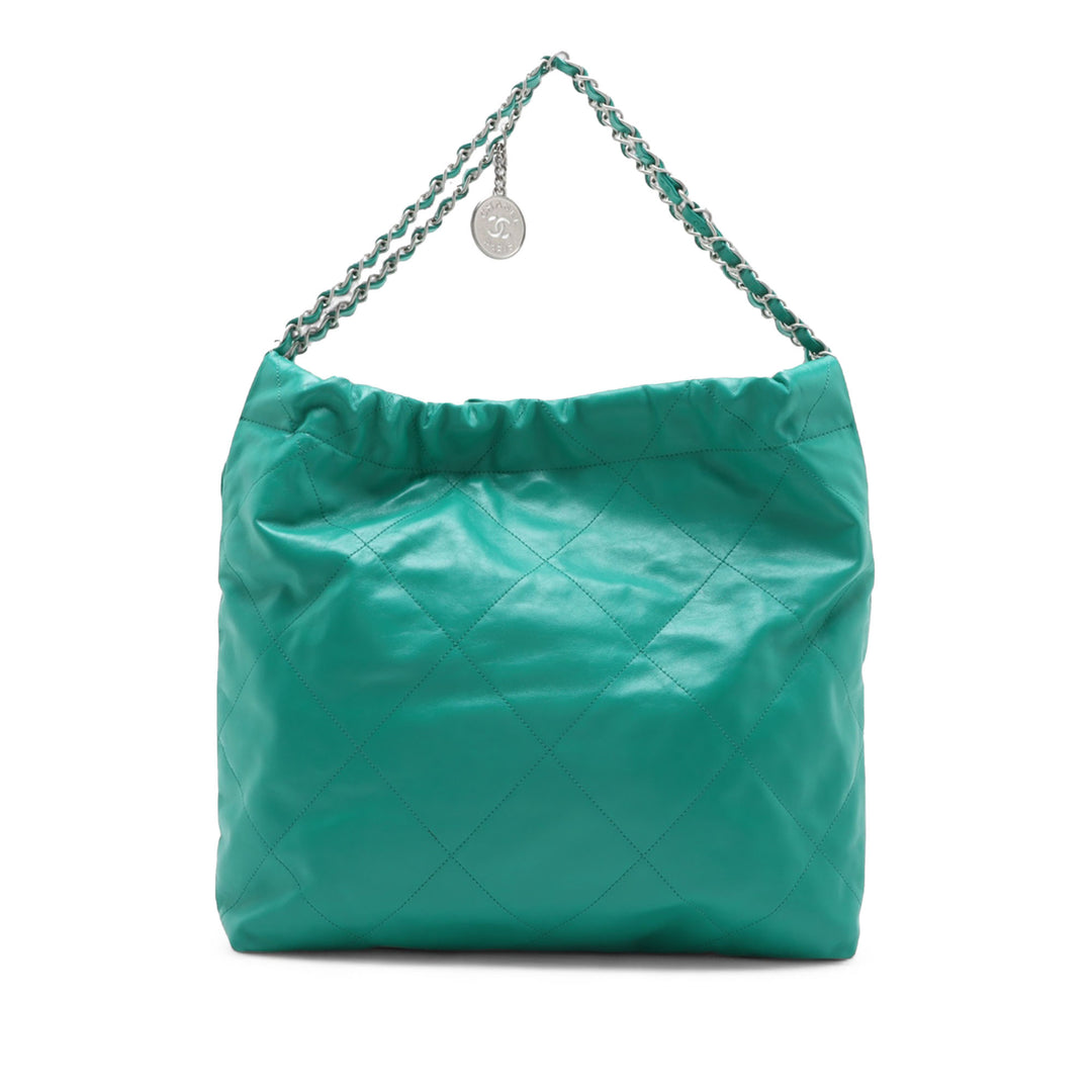 Chanel Medium Matelassé brillant Cuir de veau 22 Sac à main