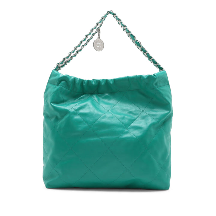 Chanel Medium Matelassé brillant Cuir de veau 22 Sac à main