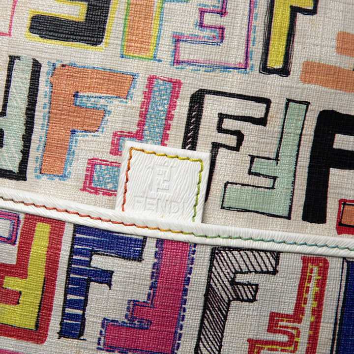 Fendi Multicolor Zucca Spalmati Forever Sac Multi Tissu