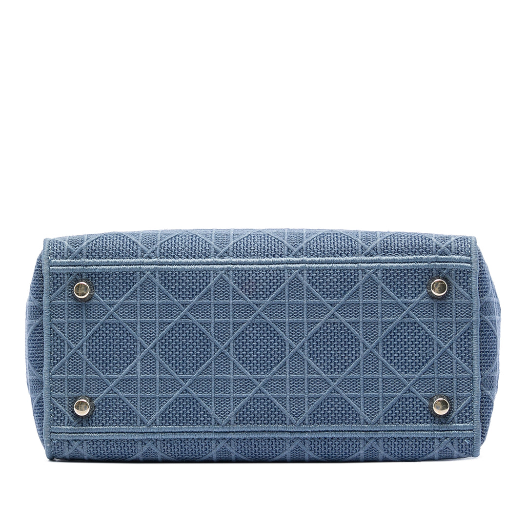 Dior Medium Toile Cannage Lady D Lite