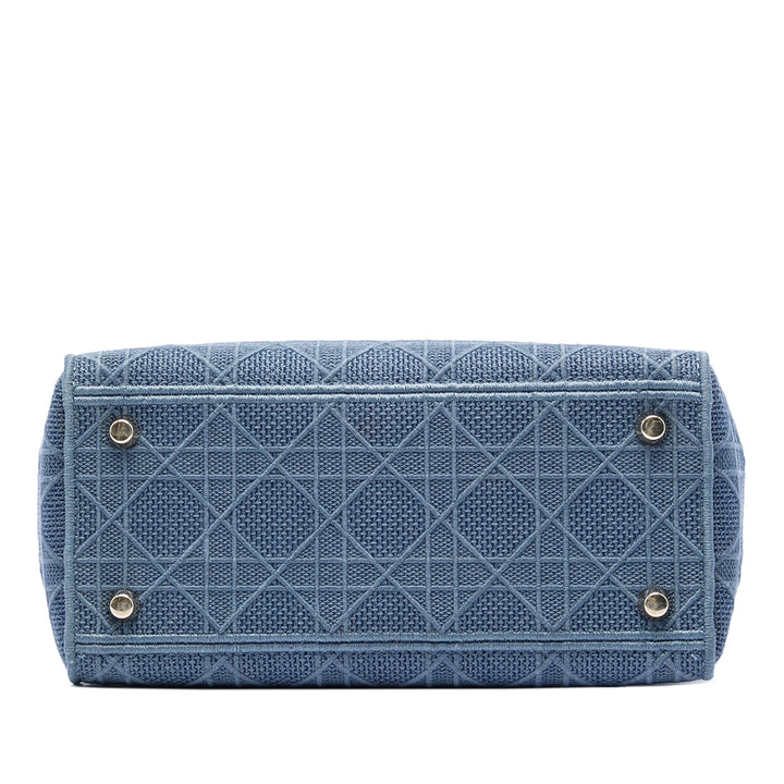 Dior Medium Toile Cannage Lady D Lite
