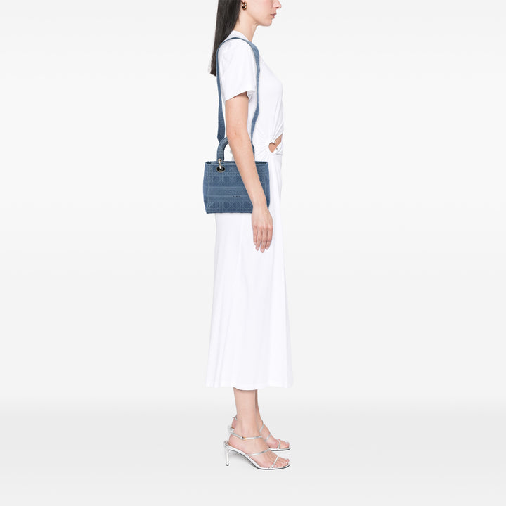 Dior Medium Toile Cannage Lady D Lite