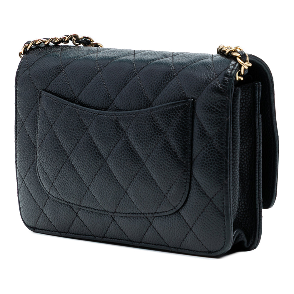 Chanel CC Quilted Caviar Wallet on Chain Noir – GABY PARIS Authentique