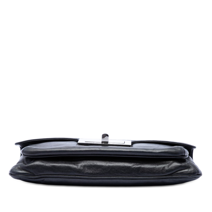 Chanel Cuir d’agneau Giant Mademoiselle Turnlock à rabat