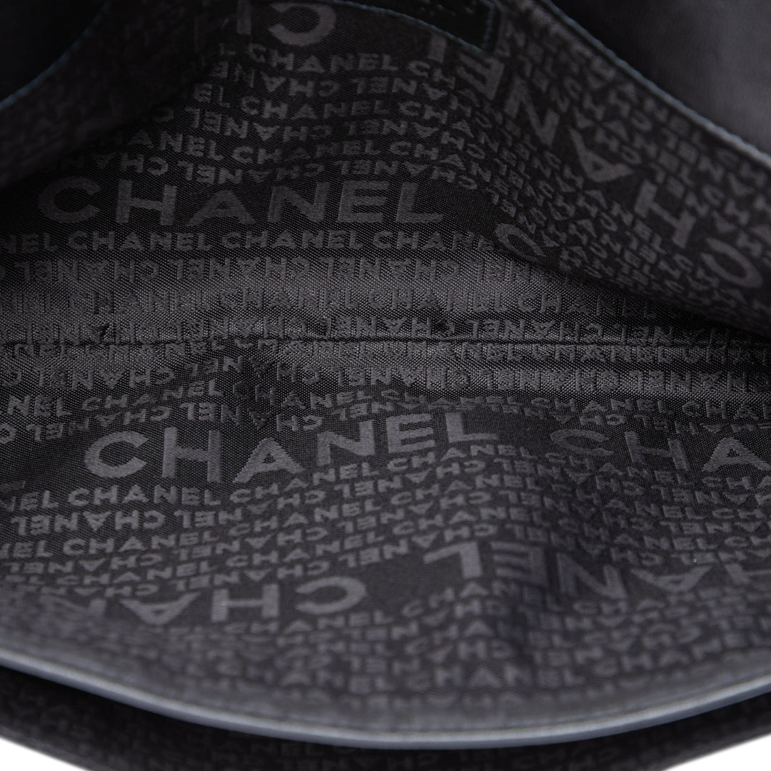 Chanel Cuir d’agneau Giant Mademoiselle Turnlock à rabat