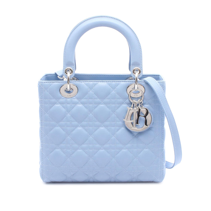 Dior Medium Cuir d’agneau Cannage Lady Dior