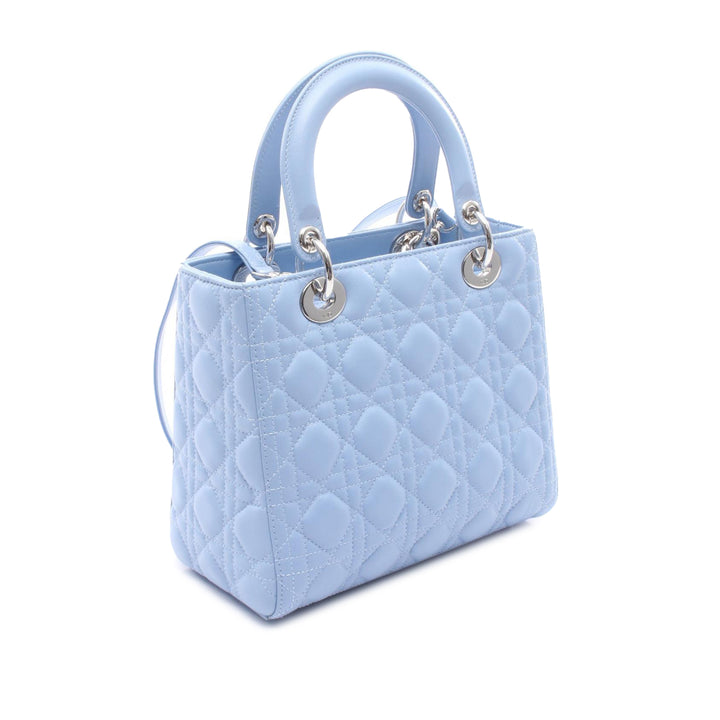 Dior Medium Cuir d’agneau Cannage Lady Dior