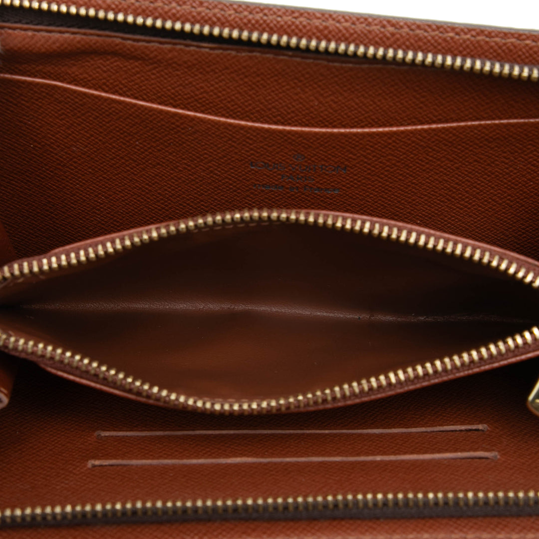 Louis Vuitton Porte Monnaie Zippy Portefeuille long Monogram Marron – vue 4 – GABY PARIS