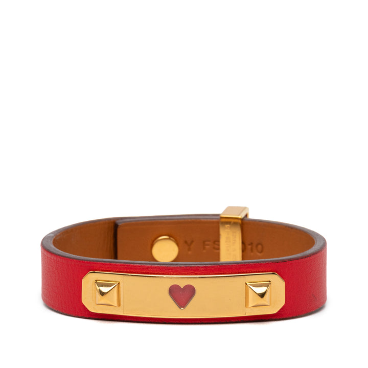 Hermès Narrow Swift As de Coeur Bracelet