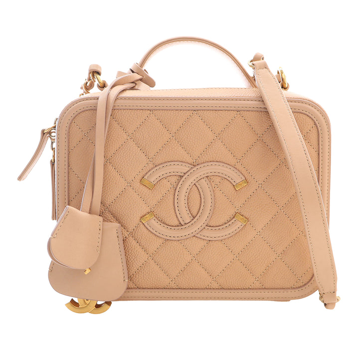 Chanel Medium Caviar CC Filigree Vanity