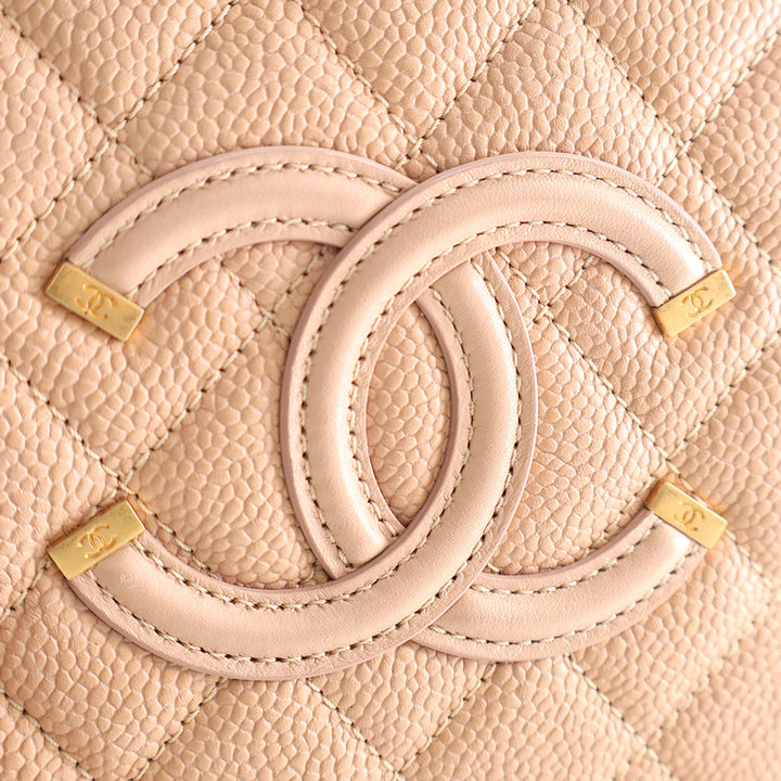 Chanel Medium Caviar CC Filigree Vanity