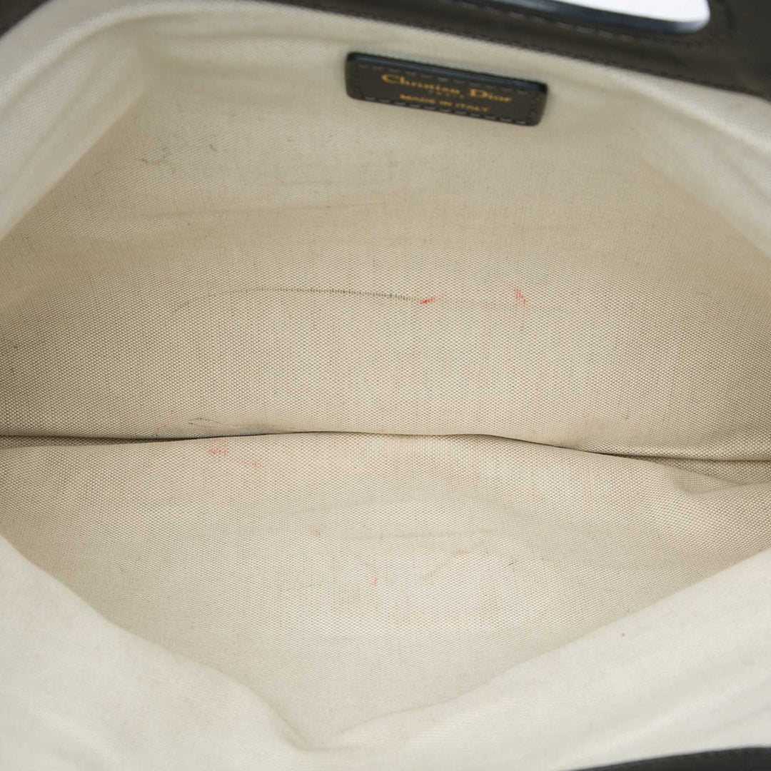 Dior Fold Over Pochette Oblique Bleu