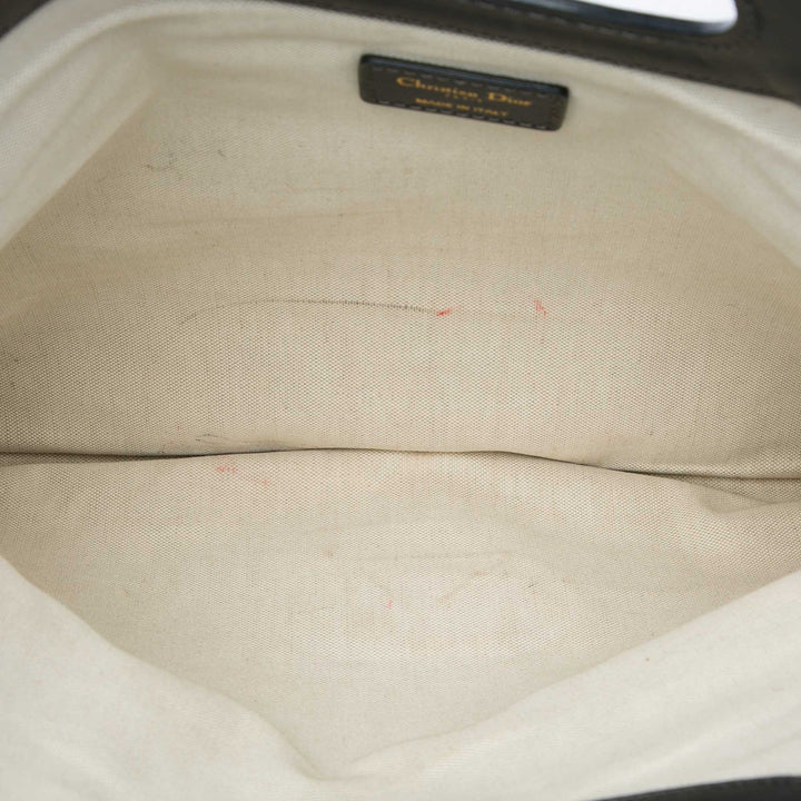 Dior Fold Over Pochette Oblique Bleu