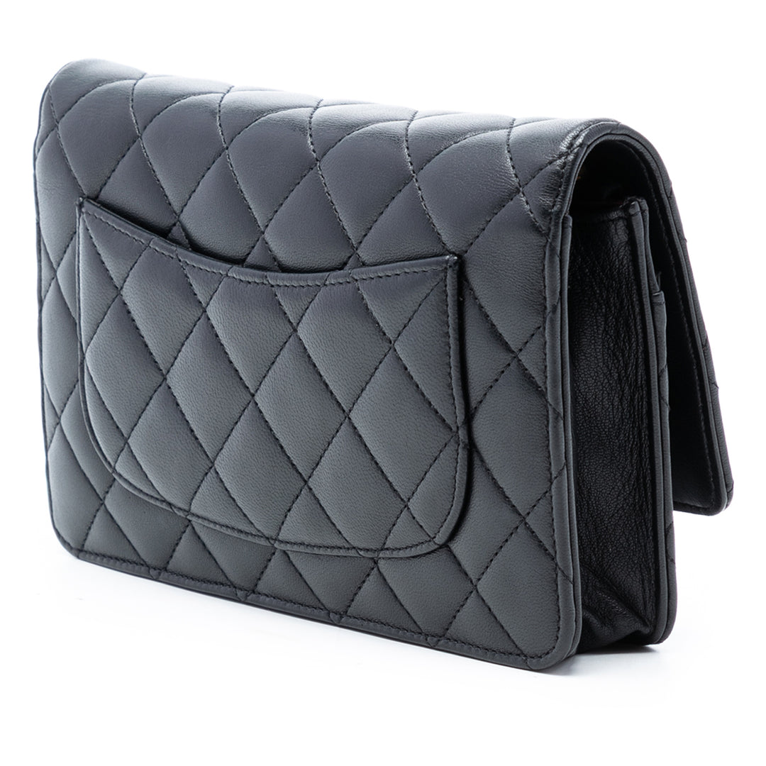 Chanel CC Matelassé Cuir d’agneau Wallet on Chain