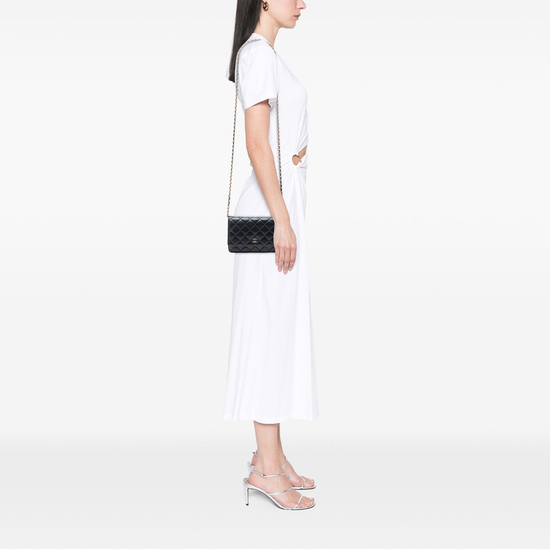 Chanel CC Matelassé Cuir d’agneau Wallet on Chain