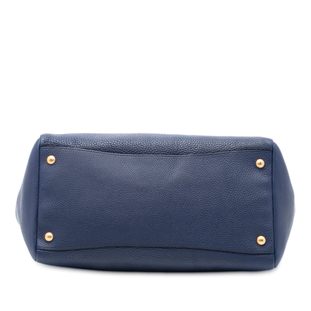 Prada Vitello Daino Front Pocket Cabas