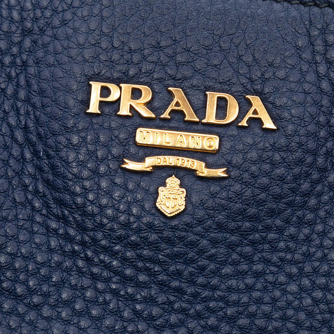 Prada Vitello Daino Front Pocket Cabas