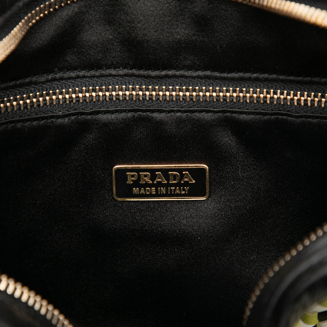Prada Cuir Perspective Cubes Sac bandoulière