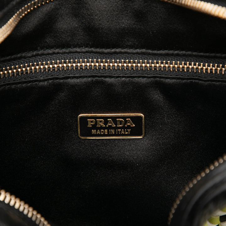 Prada Cuir Perspective Cubes Sac bandoulière