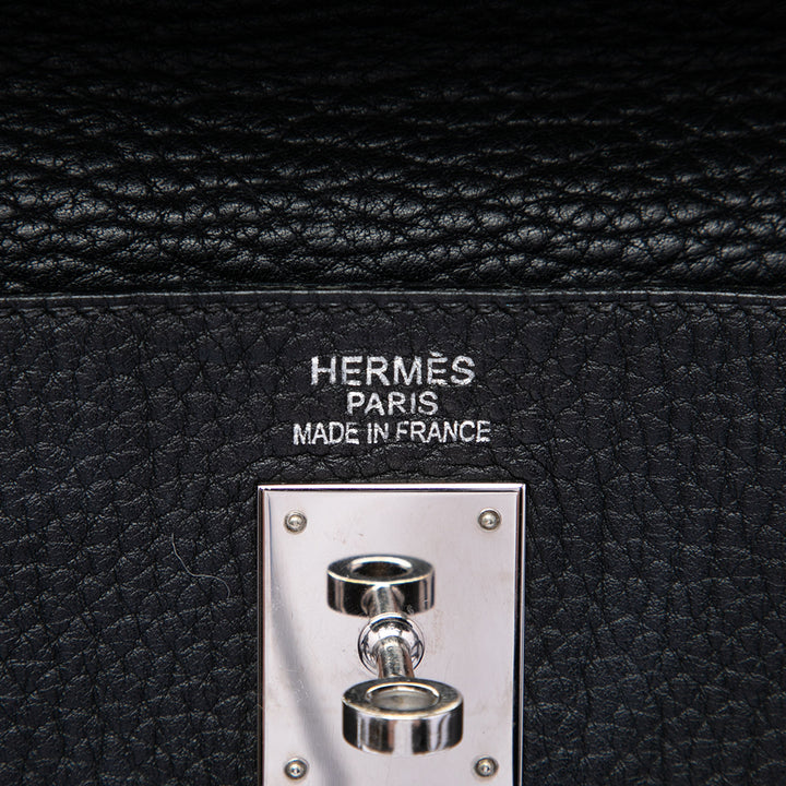 Hermès Sac à main Kelly II Retourne 35 Clémence Noir – vue 5 – GABY PARIS