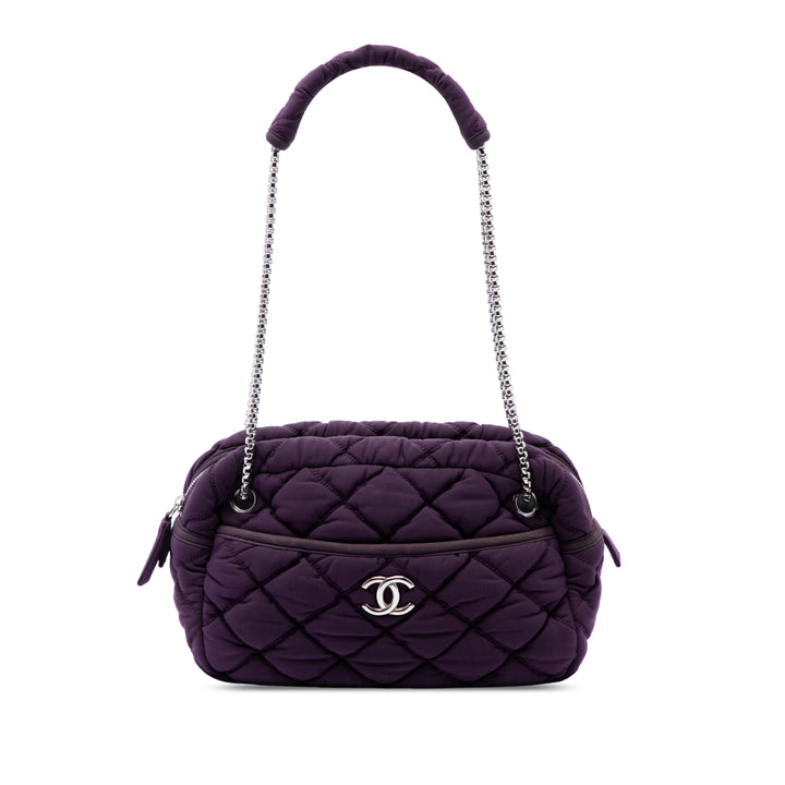 Chanel Matelassé Bubble Sac Violet – vue principale – GABY PARIS