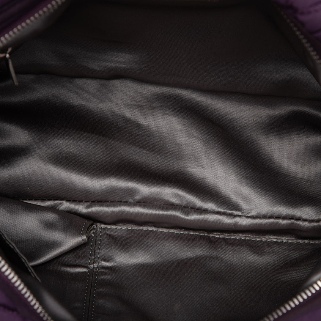 Chanel Matelassé Bubble Sac Violet – vue 4 – GABY PARIS