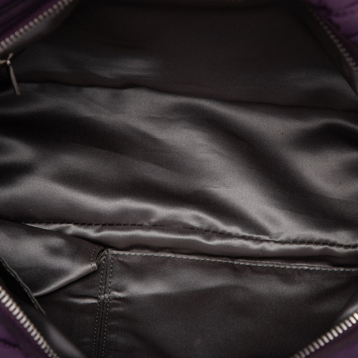Chanel Matelassé Bubble Sac Violet – vue 4 – GABY PARIS