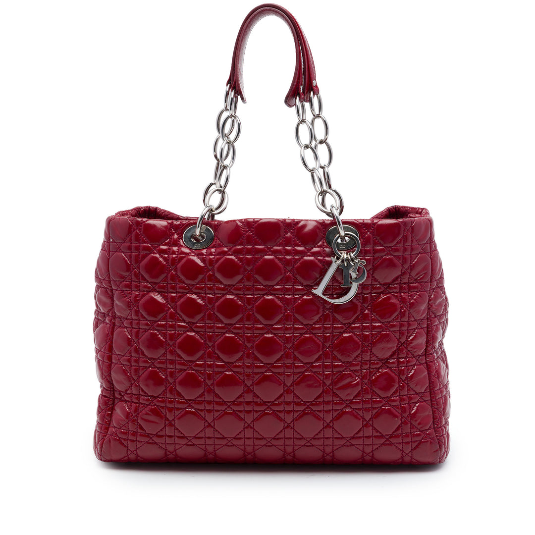 Dior Cannage Lady Dior Souple Cabas Grand Cuir