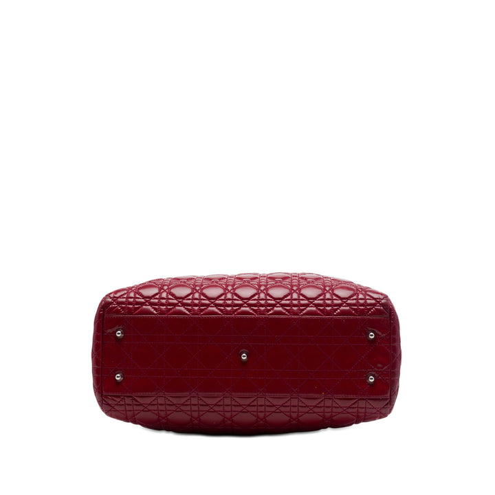 Dior Cannage Lady Dior Souple Cabas Grand Cuir