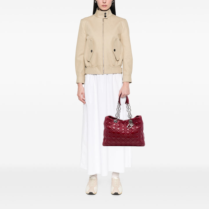 Dior Cannage Lady Dior Souple Cabas Grand Cuir