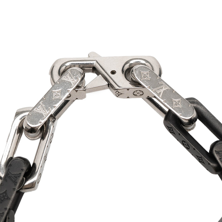 Louis Vuitton Stainless Steel Monogram Chain Bracelet