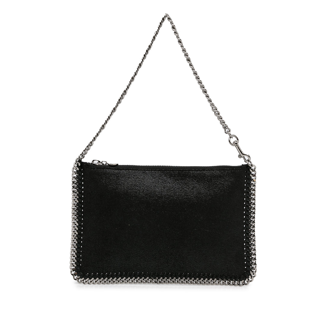 Stella McCartney Falabella Shaggy Deer Shoulder Bag Black - GABY PARIS