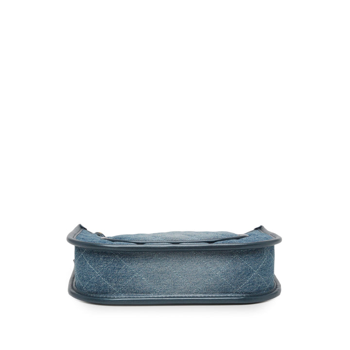 Chanel CC Matelassé Hobo Sac Jean Bleu – vue 3 – GABY PARIS