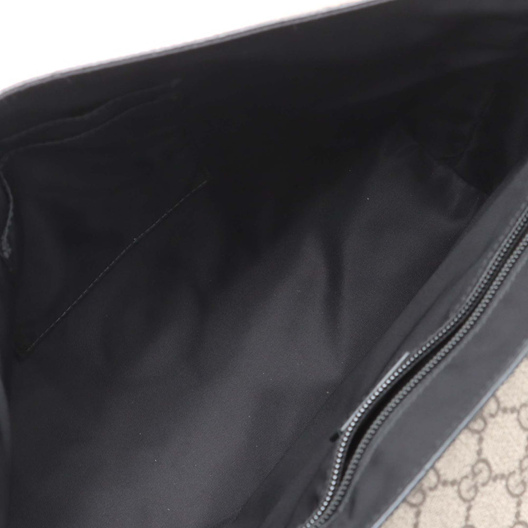 Gucci GG Supreme Web à rabat Messenger Sac