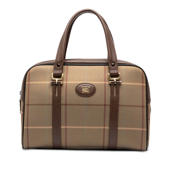 Burberry Vintage Check Sac Marron – vue principale – GABY PARIS