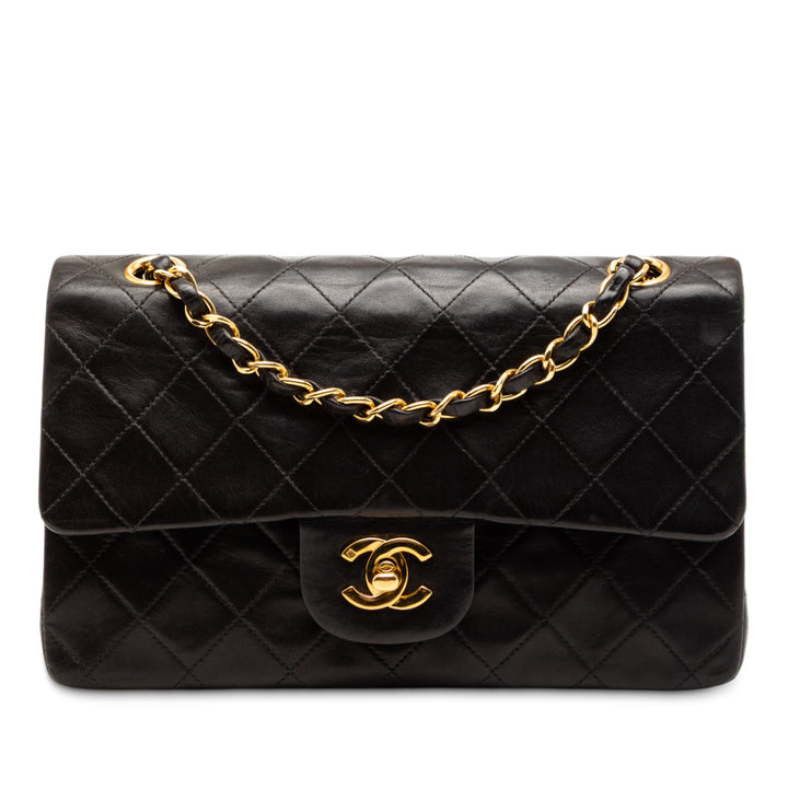 Chanel Small Classic Cuir d’agneau Double rabat