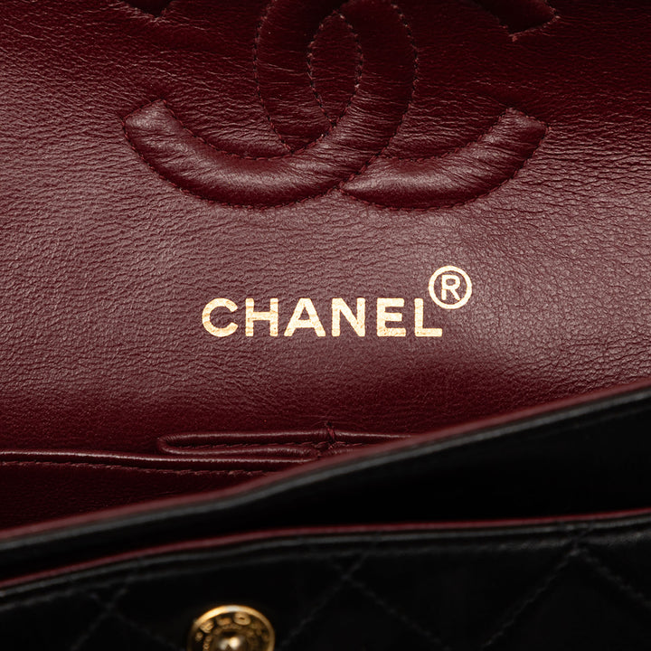 Chanel Small Classic Cuir d’agneau Double rabat