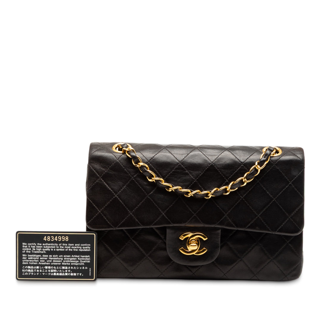 Chanel Small Classic Cuir d’agneau Double rabat