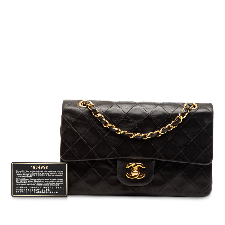Chanel Small Classic Cuir d’agneau Double rabat